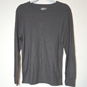 Genuine Dickies Long Sleeve Thermal Shirt Black Casual Base Layer Large